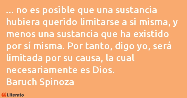 Frases de Baruch Spinoza