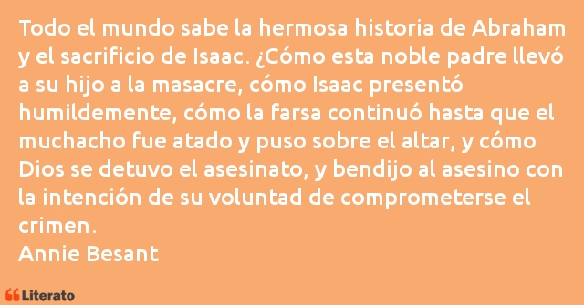 Frases de Annie Besant