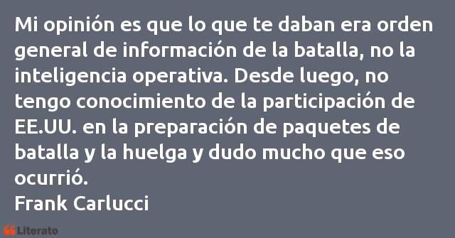 Frases de Frank Carlucci