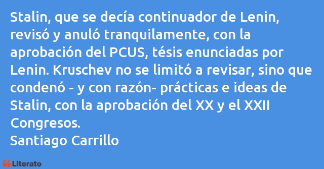 Frases de Santiago Carrillo