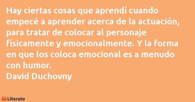 Frases de David Duchovny