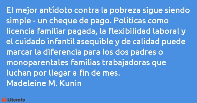 Frases de Madeleine M. Kunin