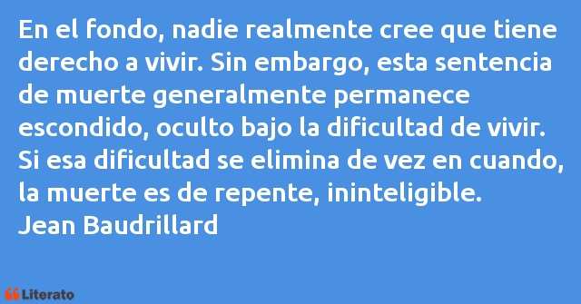 Frases de Jean Baudrillard