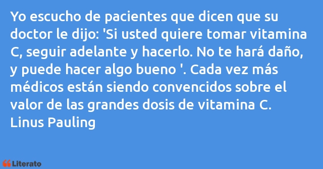 Frases de Linus Pauling