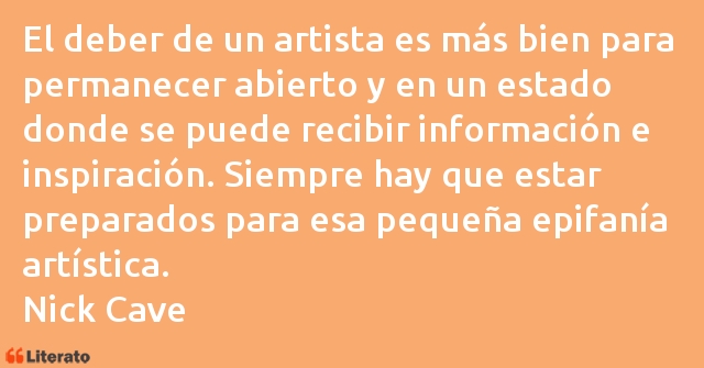 Frases de Nick Cave