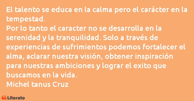 Frases de Michel tanus Cruz