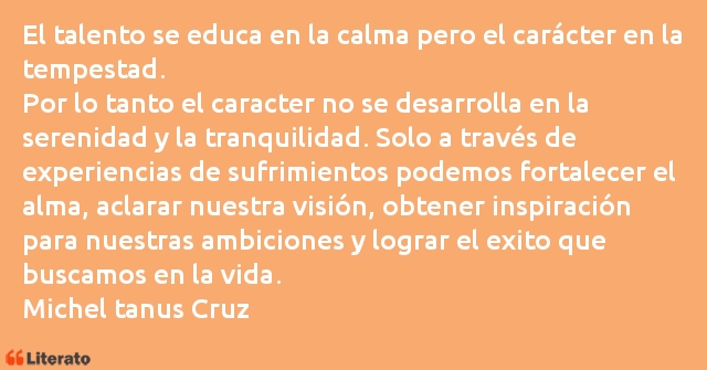 Frases de Michel tanus Cruz