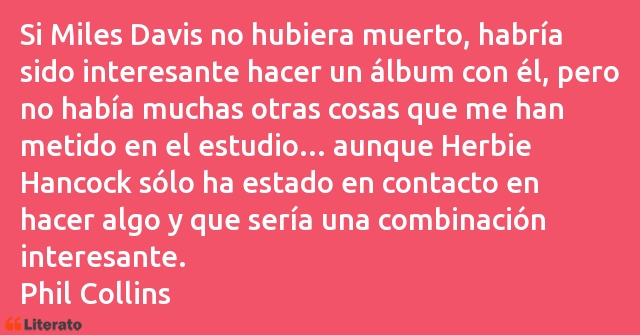 Frases de Phil Collins