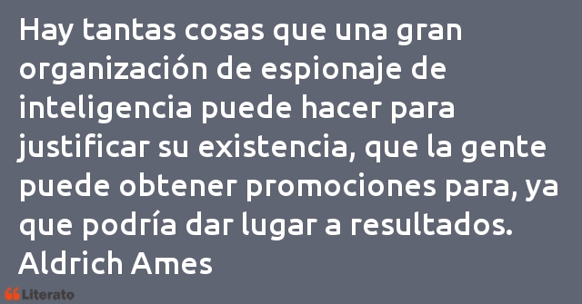 Frases de Aldrich Ames