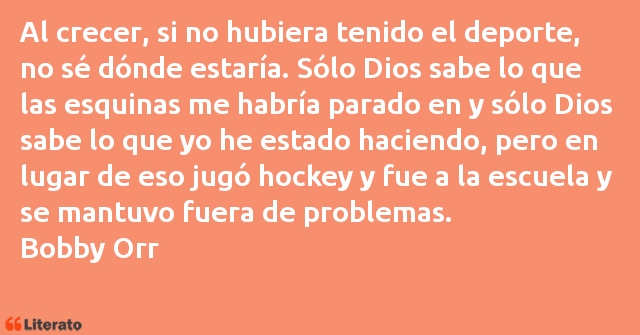 Frases de Bobby Orr