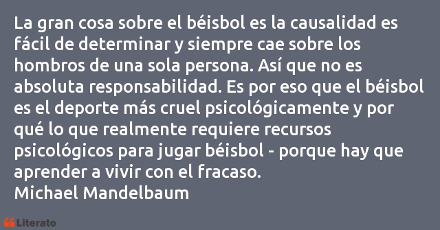 Frases de Michael Mandelbaum