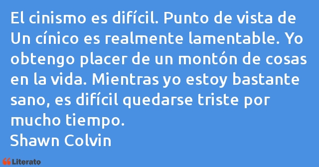 Frases de Shawn Colvin