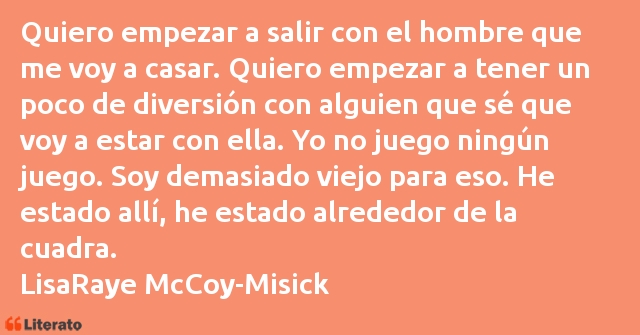 Frases de LisaRaye McCoy-Misick