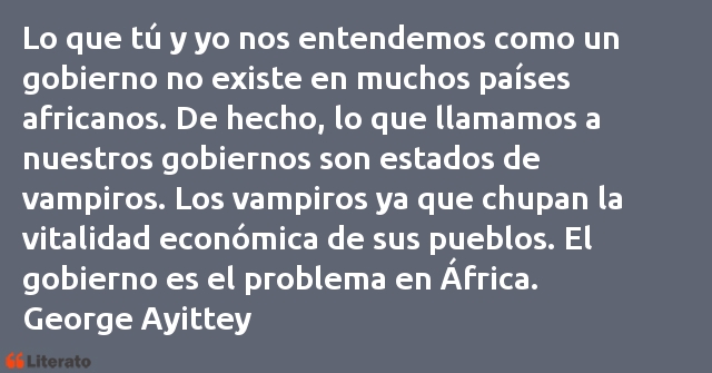 Frases de George Ayittey