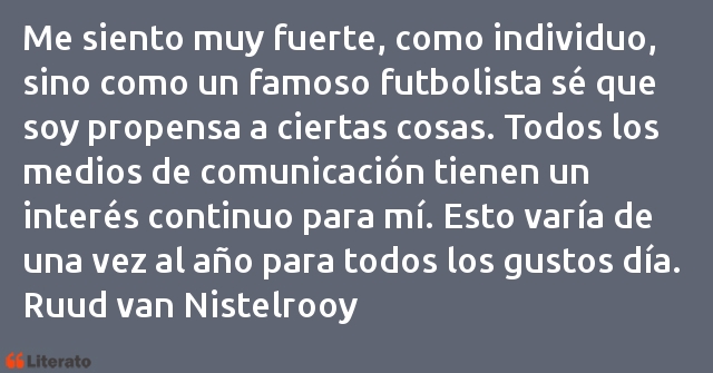 Frases de Ruud van Nistelrooy