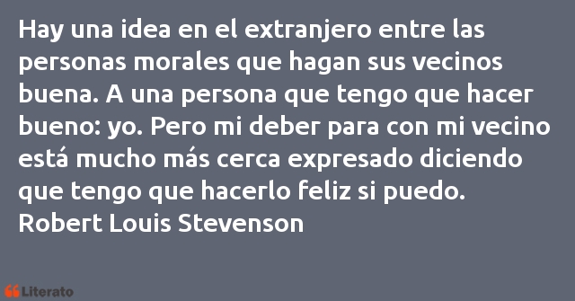 Frases de Robert Louis Stevenson