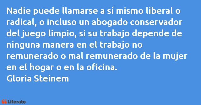 Frases de Gloria Steinem