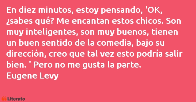 Frases de Eugene Levy