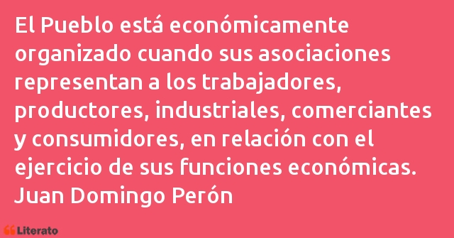 Frases de Juan Domingo Perón