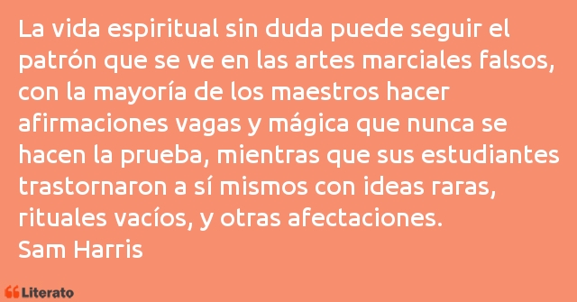 Frases de Sam Harris