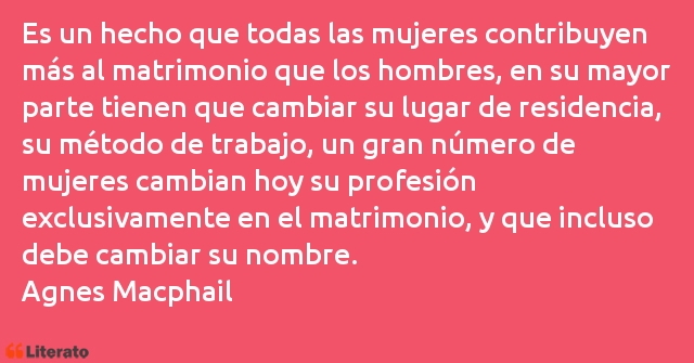 Frases de Agnes Macphail