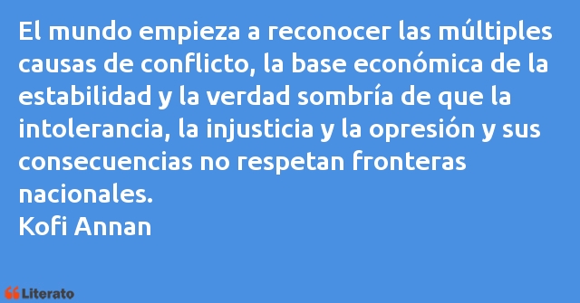 Frases de Kofi Annan