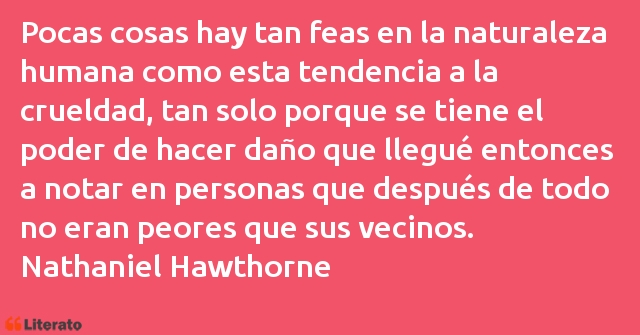 Frases de Nathaniel Hawthorne