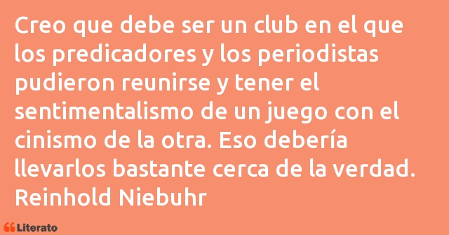 Frases de Reinhold Niebuhr