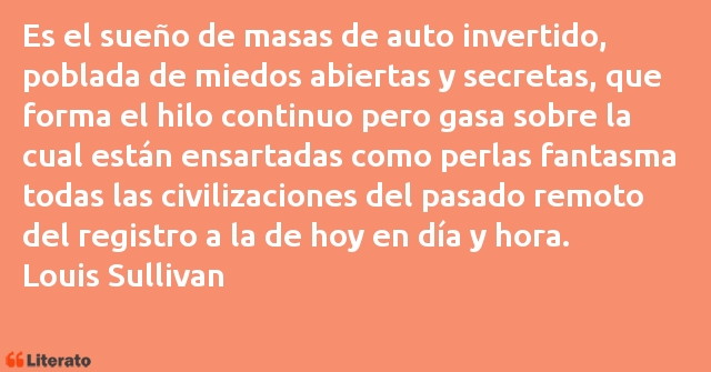 Frases de Louis Sullivan