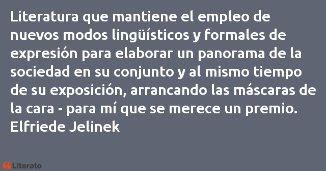 Frases de Elfriede Jelinek