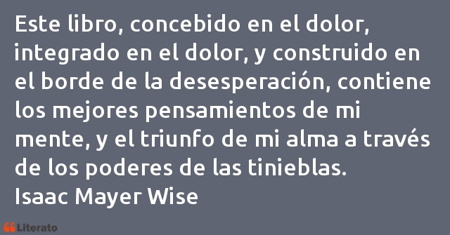 Frases de Isaac Mayer Wise