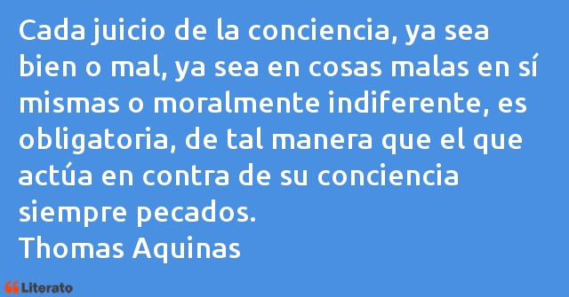 Frases de Tomás de Aquino