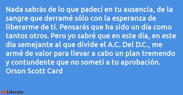 Frases de Orson Scott Card