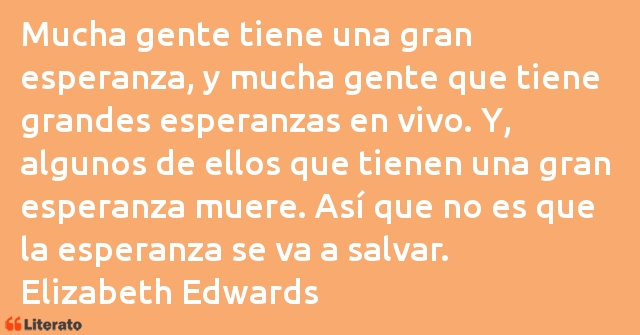 Frases de Elizabeth Edwards