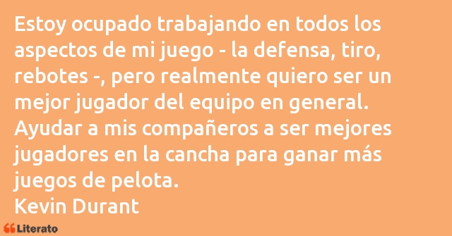 Frases de Kevin Durant