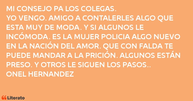 Frases de ONEL HERNANDEZ