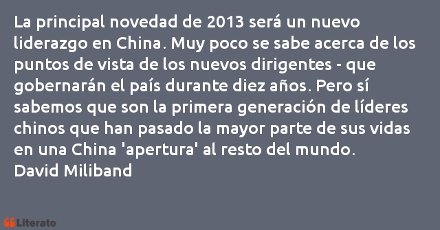 Frases de David Miliband