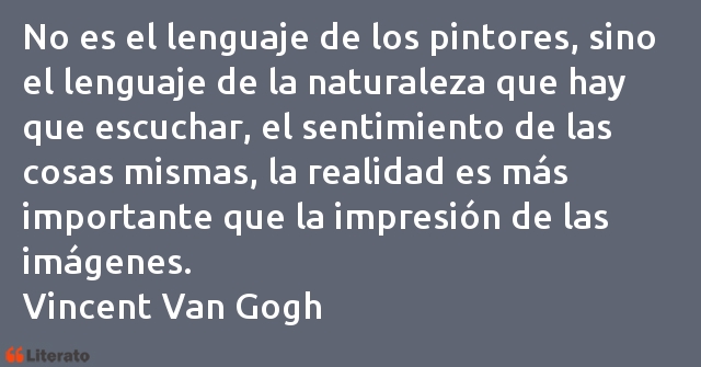 Frases de Vincent Van Gogh