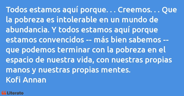 Frases de Kofi Annan