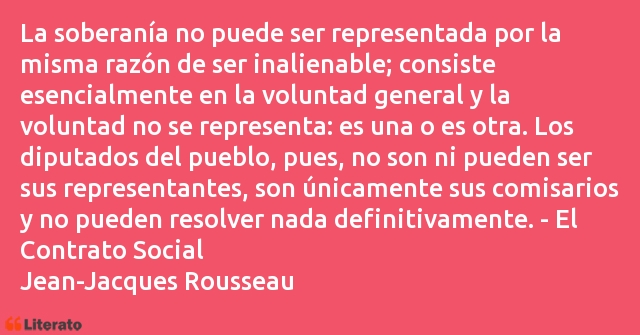 Frases de Jean-Jacques Rousseau