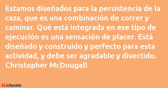 Frases de Christopher McDougall