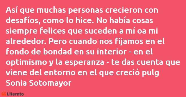 Frases de Sonia Sotomayor