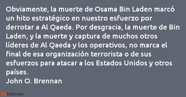 Frases de John O. Brennan