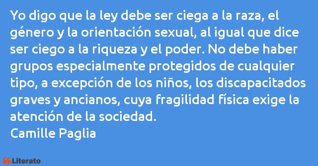 Frases de Camille Paglia