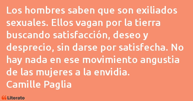 Frases de Camille Paglia