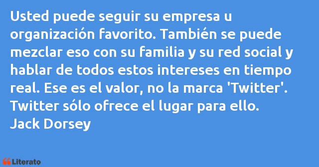 Frases de Jack Dorsey