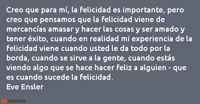 Frases de Eve Ensler