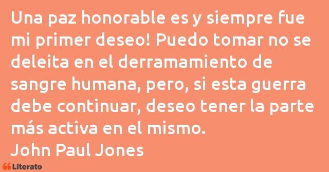 Frases de John Paul Jones