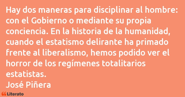 Frases de José Piñera