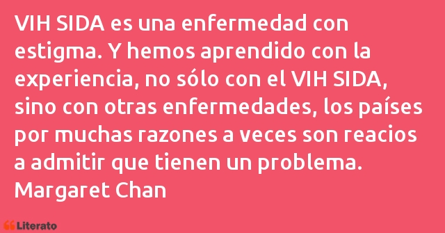 Frases de Margaret Chan